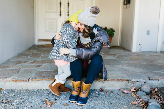 Mother, Daughter Winter Fashion