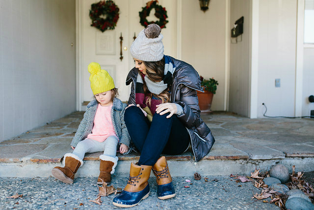 Mother, Daughter Winter Fashion