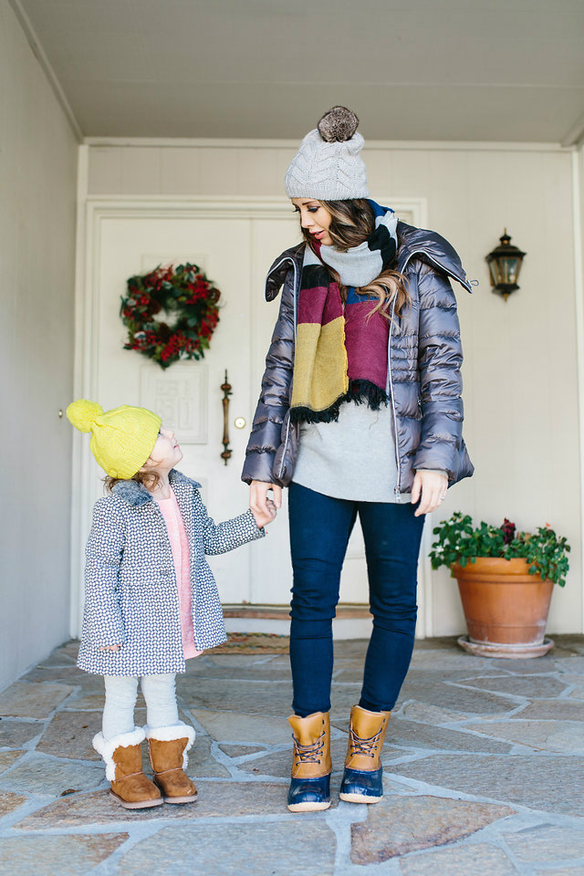 Mother, Daughter Winter Fashion