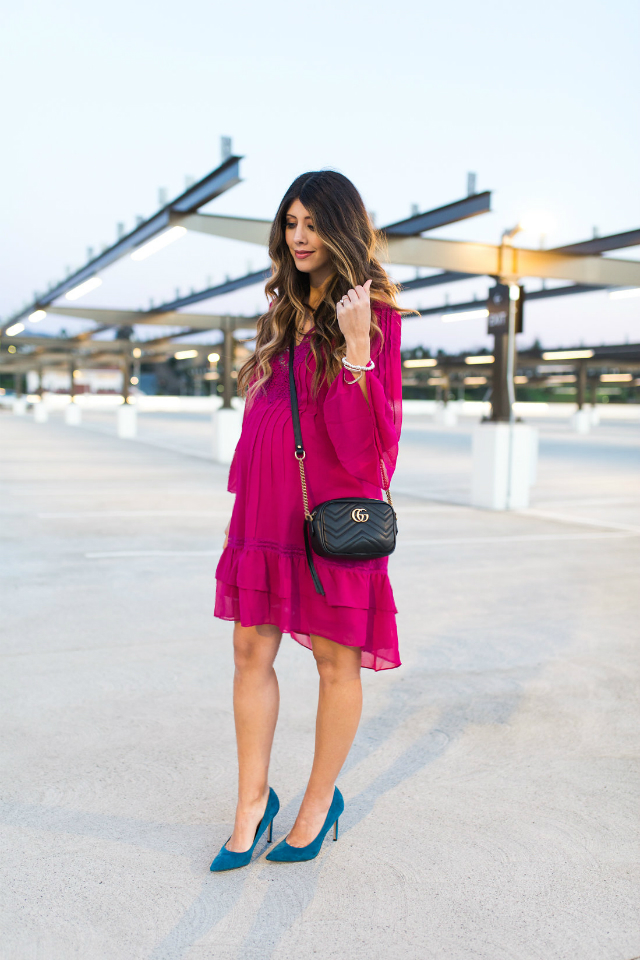 Pink Ruffle Dress