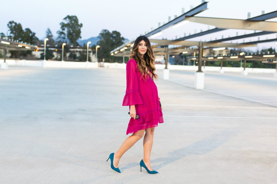 Pink Ruffle Dress