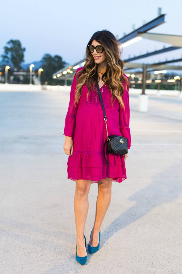 Pink Ruffle Dress