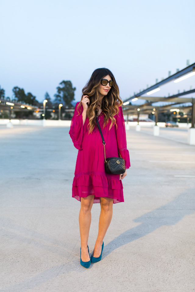 Pink Ruffle Dress