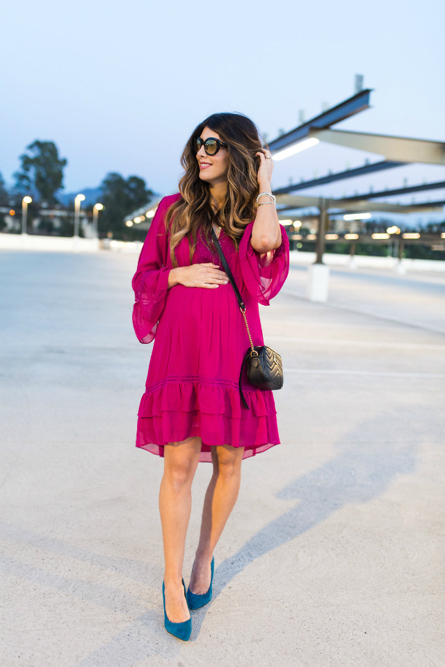 Pink Ruffle Dress