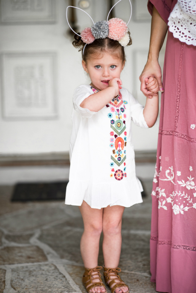 Cute Easter Dresses featured by top US fashion blog The Girl in the Yellow Dress; Image of a woman wearing ASOS maxi dress and Marc Fisher wedges.