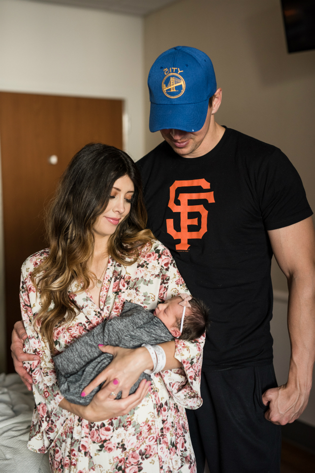 Londyn Grace Birth Story by popular San Diego mom blogger The Girl in The Yellow Dress