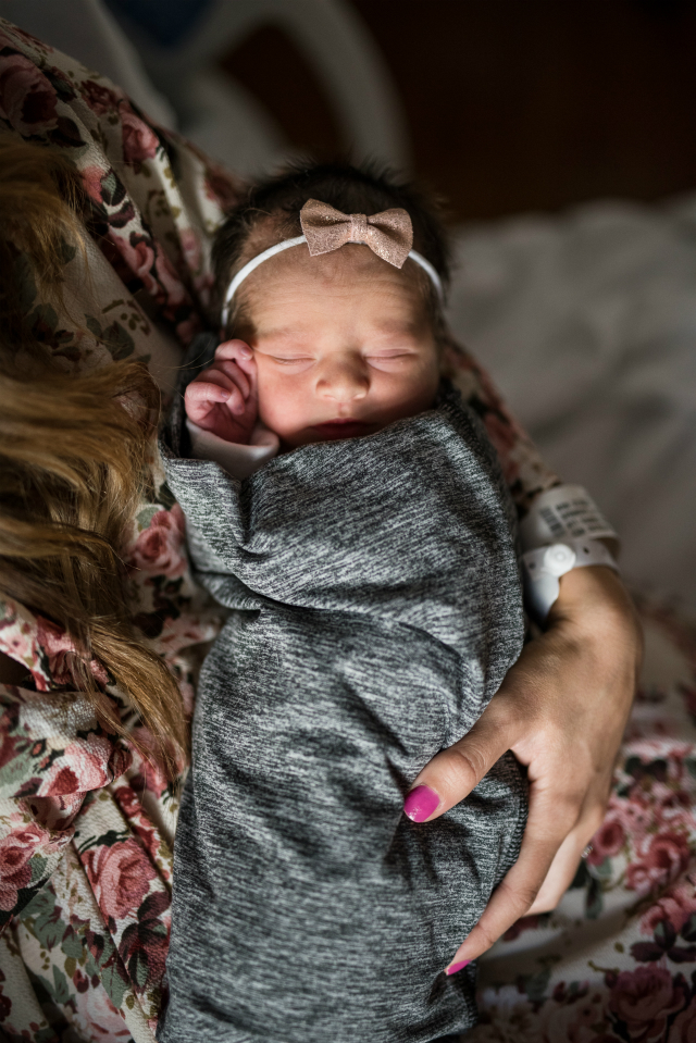 Londyn Grace Birth Story by popular San Diego mom blogger The Girl in The Yellow Dress