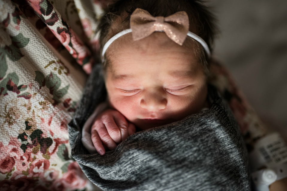 Londyn Grace Birth Story by popular San Diego mom blogger The Girl in The Yellow Dress