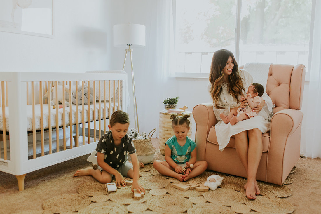 Londyn's Nursery Reveal by popular San Diego mom blogger The Girl in The Yellow Dress