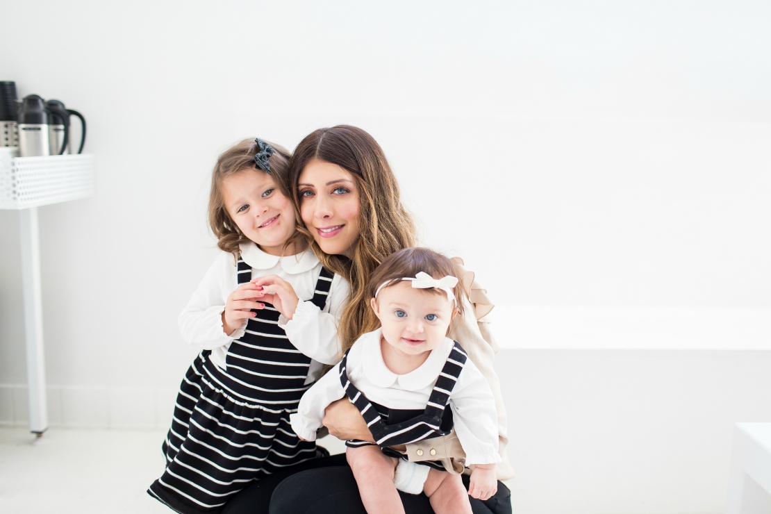 Mom and Kid Looks, Marks and Spencer, Fall Looks, Striped Little Girls Dresses