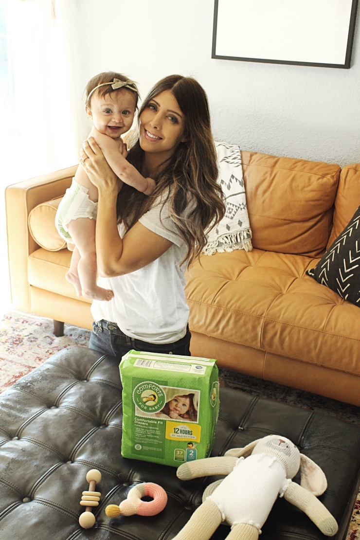 Comforts Diapers, Krogers, Krogers Comfort Diapers, Diapers - Kroger Comforts Diapers reviewed by popular San Francisco lifestyle blogger, The Girl in The Yellow Dress