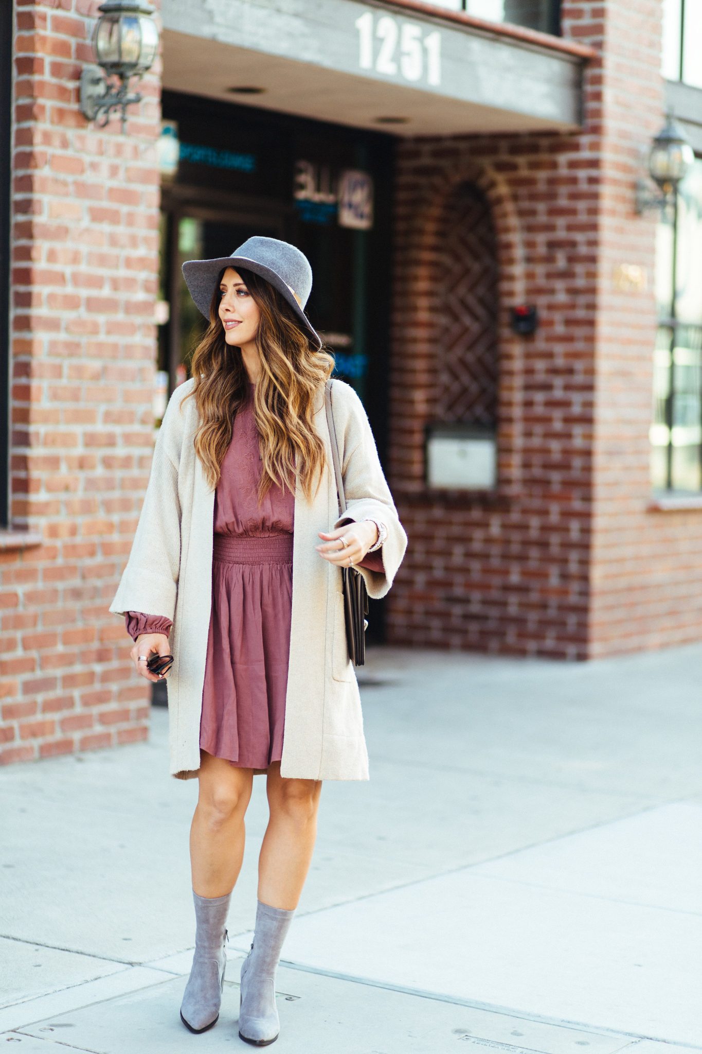 Fall Fashion, Hair, Cardigan, Dress, Hat