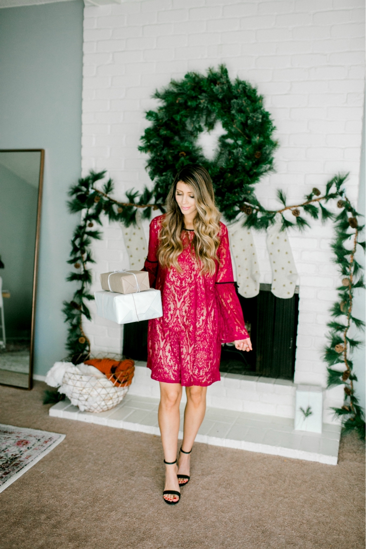 Macy's. Macy's NY Collection Petite, Holiday Dress - The Perfect Holiday Dresses featured by popular San Francisco fashion blogger, The Girl in The Yellow Dress