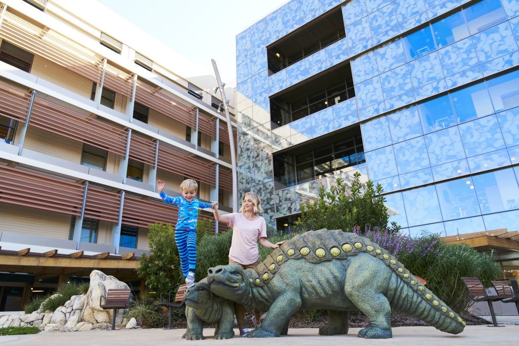 the Lucile Packard Children's Hospital in Stanford by popular San Francisco lifestyle blogger The Girl in The Yellow Dress