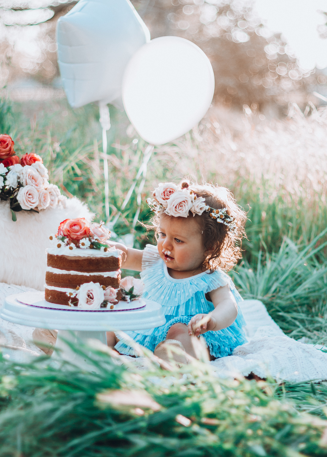 Londyn's First Birthday Pictures by popular San Francisco lifestyle blogger The Girl in The Yellow Dress