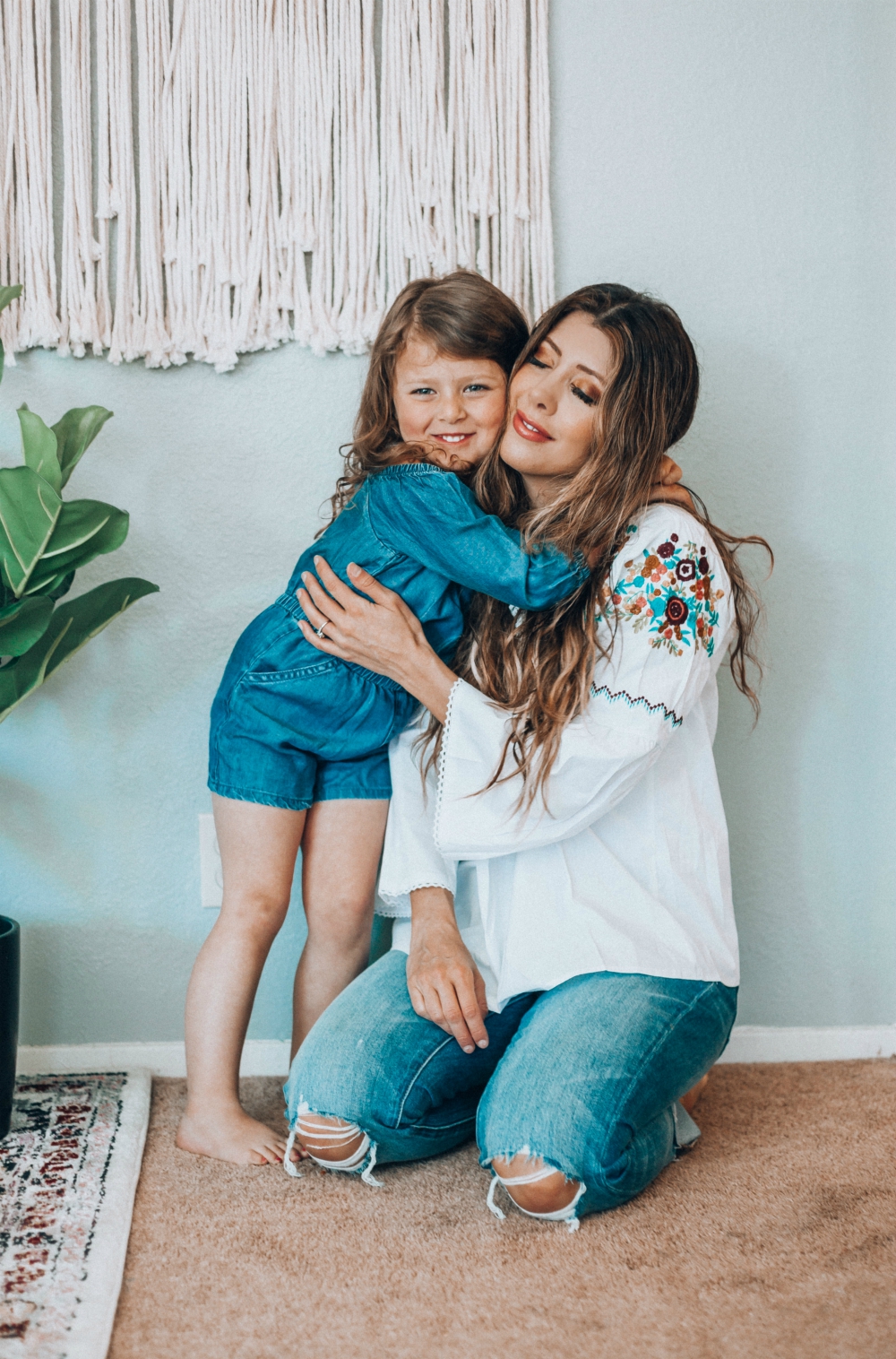 Getting Ready With My Mini Me With the InfinitiPRO Spin Air Brush Styler by popular San Francisco beauty blogger, The Girl in The Yellow Dress