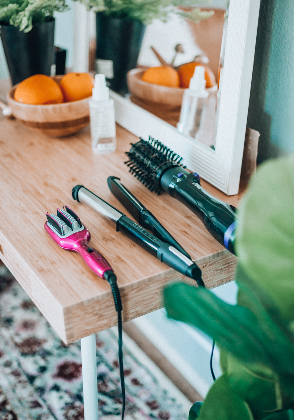 Getting Ready With My Mini Me With the InfinitiPRO Spin Air Brush Styler by popular San Francisco beauty blogger, The Girl in The Yellow Dress