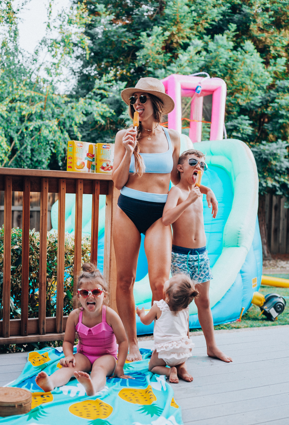 Real Fruit Popsicles + Blow Up Pools by popular San Francisco lifestyle blogger LaTisha Springer