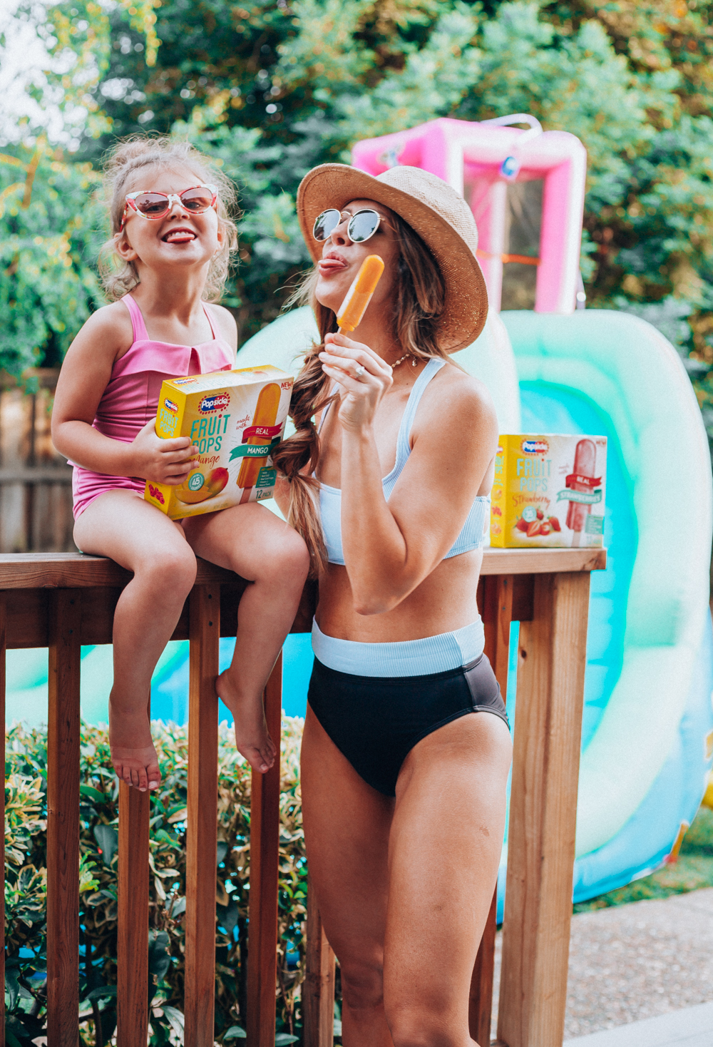 Real Fruit Popsicles + Blow Up Pools by popular San Francisco lifestyle blogger LaTisha Springer