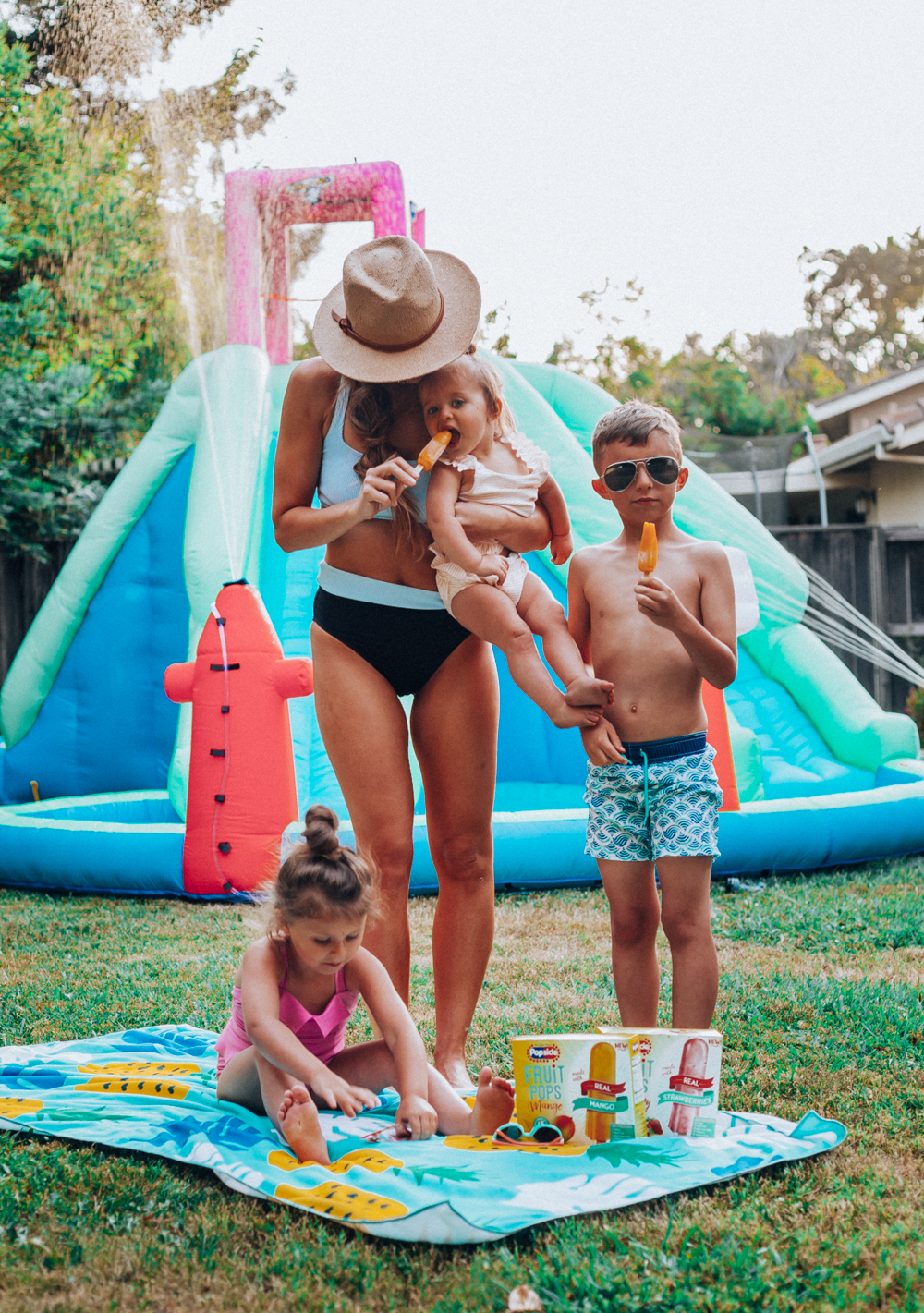 Real Fruit Popsicles + Blow Up Pools by popular San Francisco lifestyle blogger LaTisha Springer