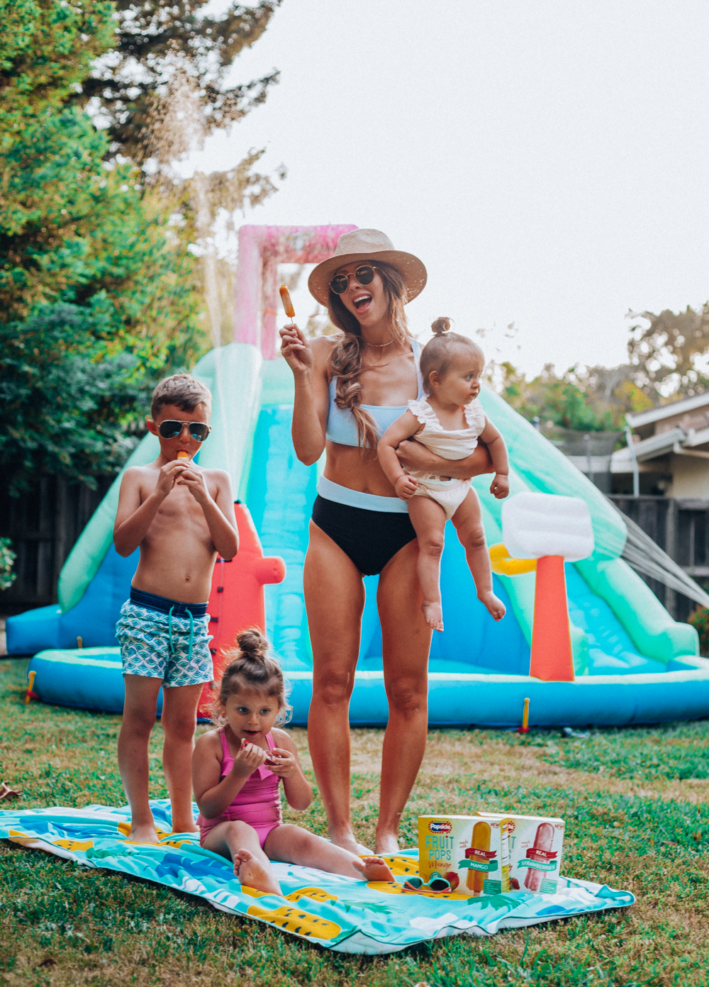 Real Fruit Popsicles + Blow Up Pools by popular San Francisco lifestyle blogger LaTisha Springer