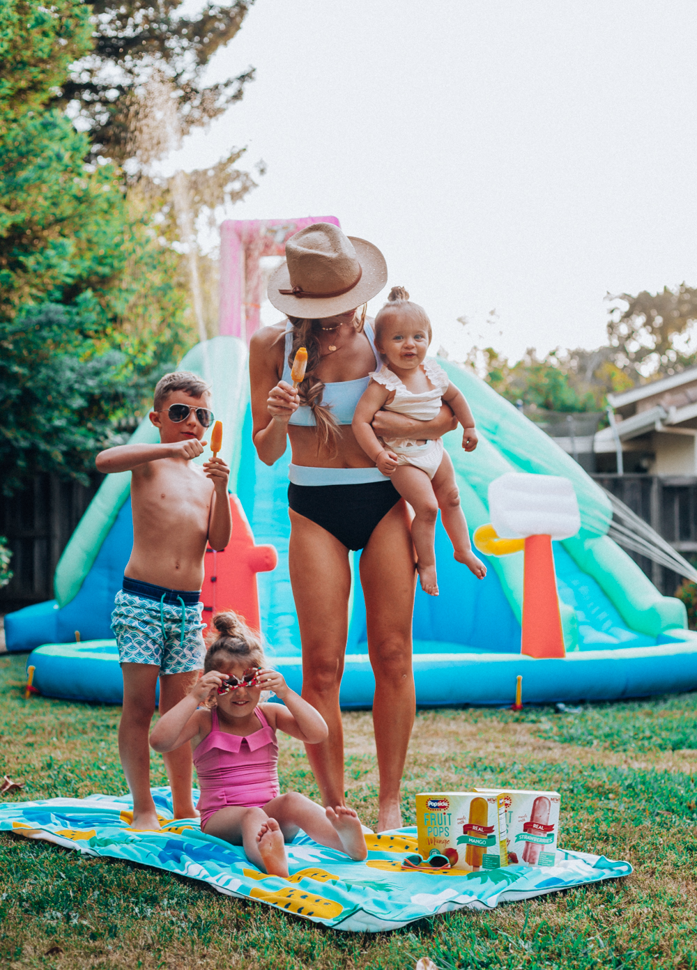 Real Fruit Popsicles + Blow Up Pools by popular San Francisco lifestyle blogger LaTisha Springer