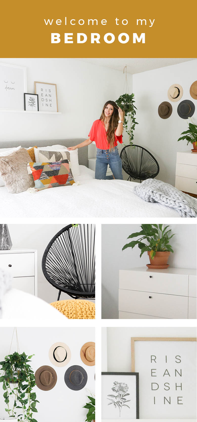 Our New Bedroom Furniture with Feather featured by popular San Francisco life and style blogger, The Girl in The Yellow Dress