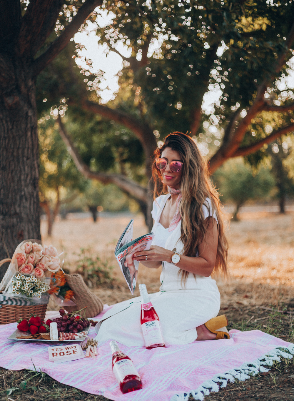 The Perfect Summer Picnic featured by popular San Francisco life and style blogger, The Girl in The Yellow Dress