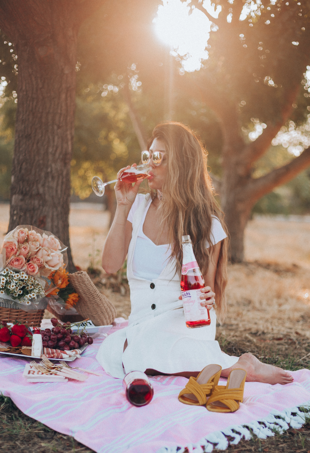 The Perfect Summer Picnic featured by popular San Francisco life and style blogger, The Girl in The Yellow Dress