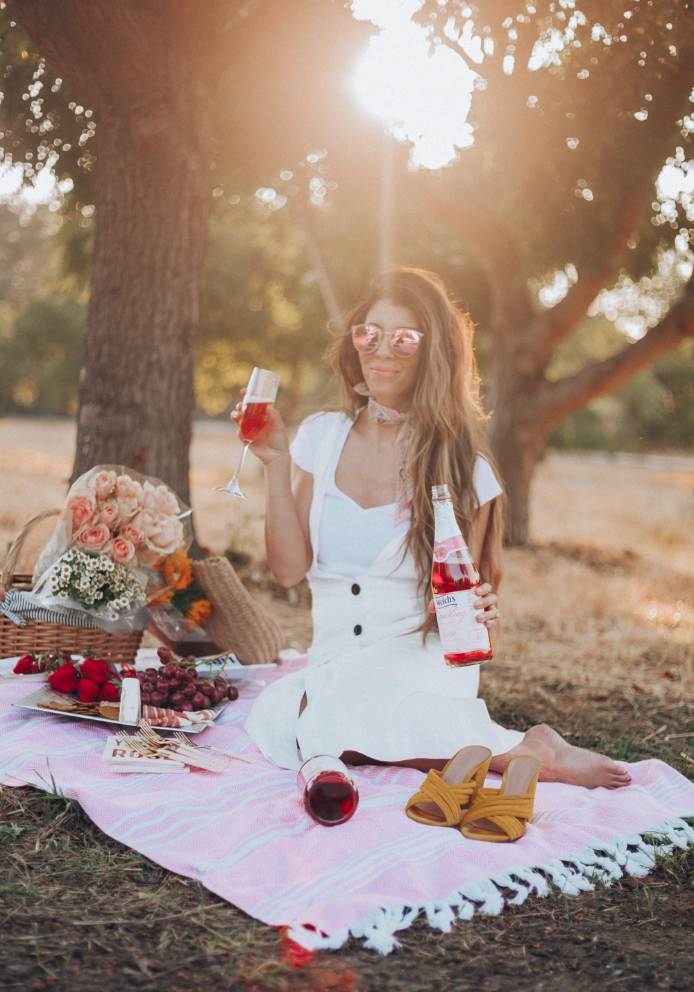 The Perfect Summer Picnic featured by popular San Francisco life and style blogger, The Girl in The Yellow Dress