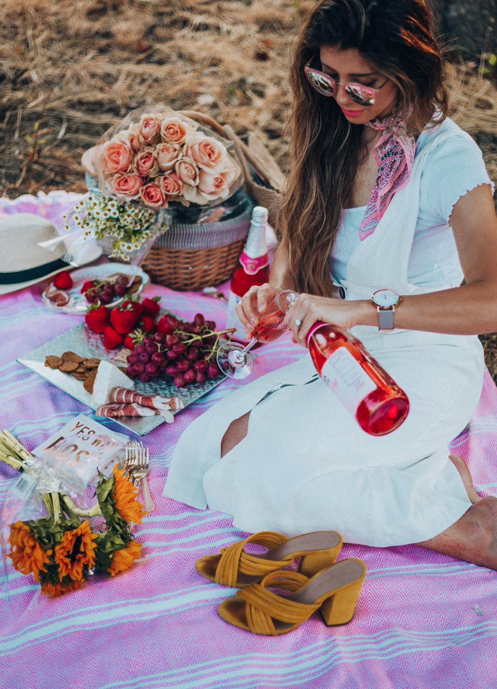 The Perfect Summer Picnic featured by popular San Francisco life and style blogger, The Girl in The Yellow Dress