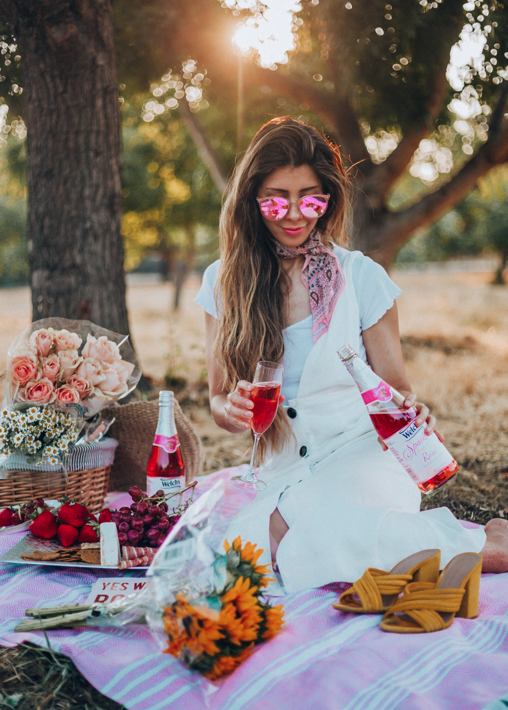 The Perfect Summer Picnic featured by popular San Francisco life and style blogger, The Girl in The Yellow Dress