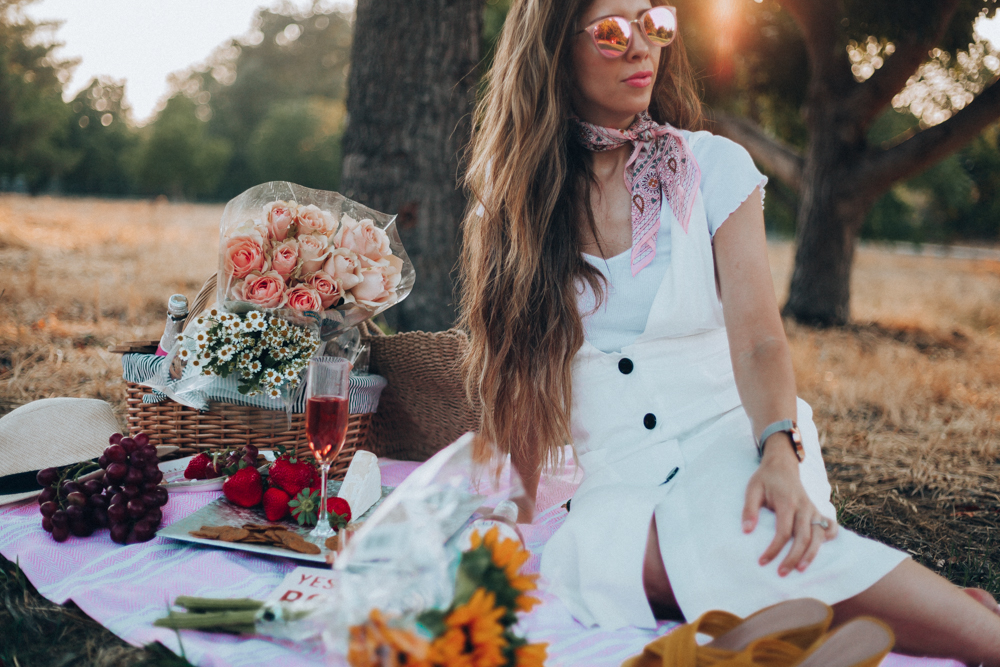 The Perfect Summer Picnic featured by popular San Francisco life and style blogger, The Girl in The Yellow Dress