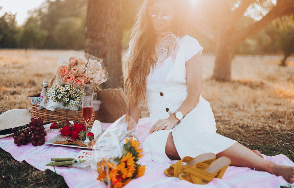 The Perfect Summer Picnic featured by popular San Francisco life and style blogger, The Girl in The Yellow Dress