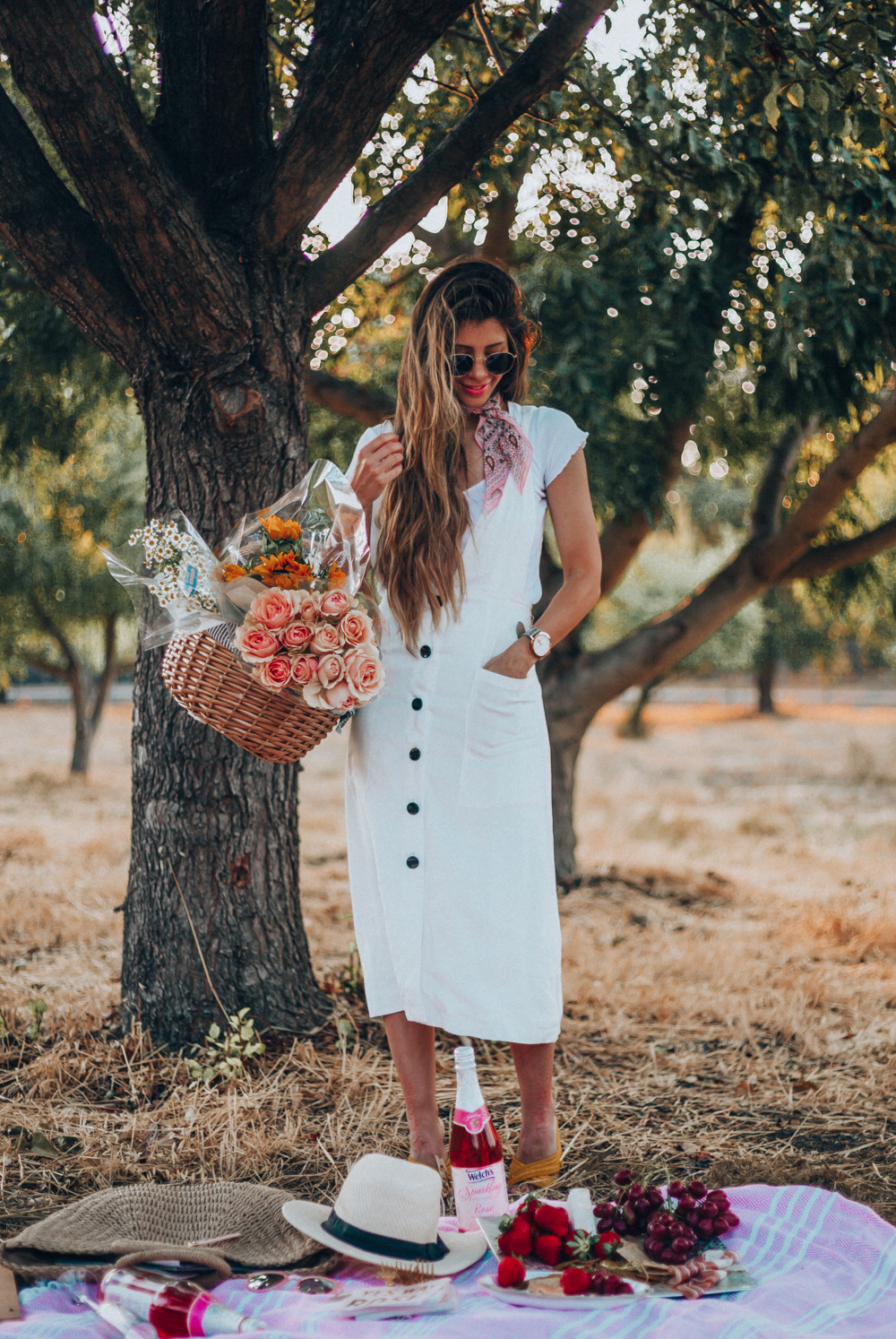 The Perfect Summer Picnic featured by popular San Francisco life and style blogger, The Girl in The Yellow Dress