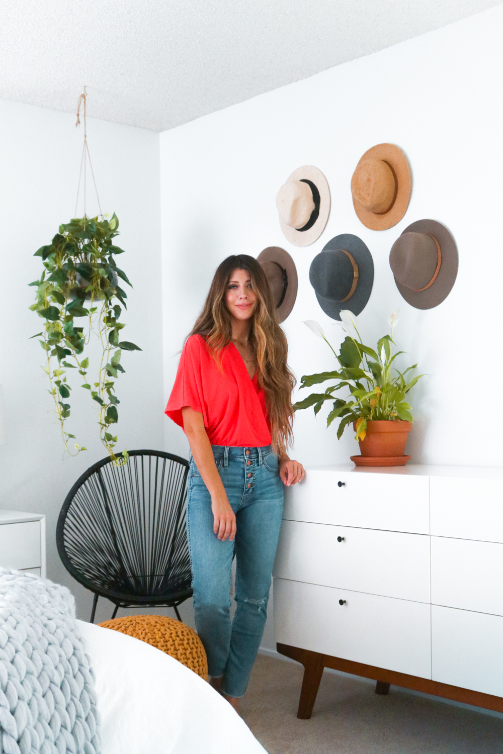 Our New Bedroom Furniture with Feather featured by popular San Francisco life and style blogger, The Girl in The Yellow Dress