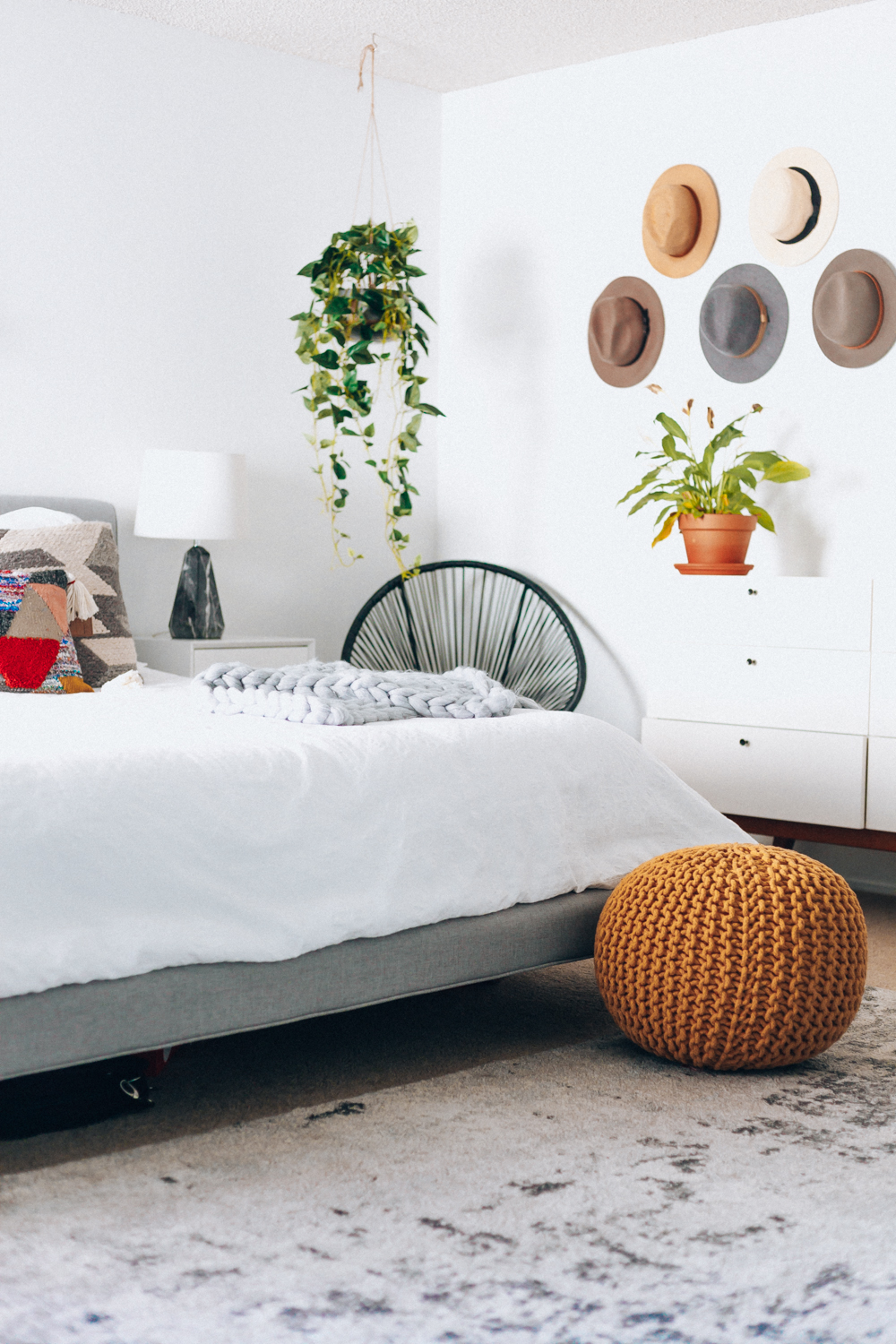 Our New Bedroom Furniture with Feather featured by popular San Francisco life and style blogger, The Girl in The Yellow Dress