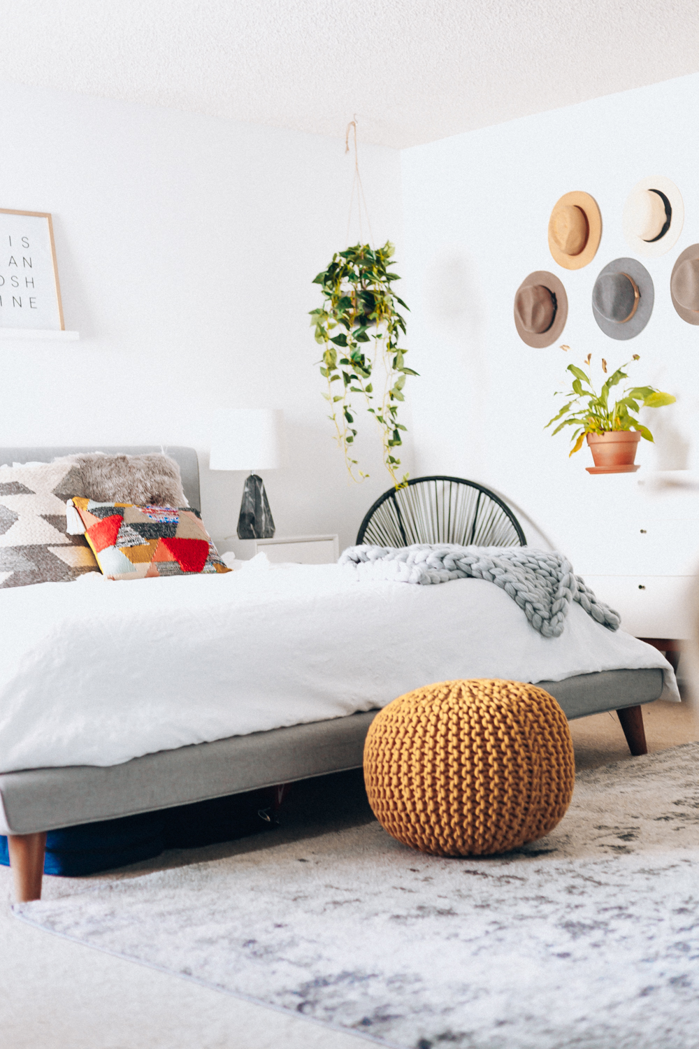 Our New Bedroom Furniture with Feather featured by popular San Francisco life and style blogger, The Girl in The Yellow Dress