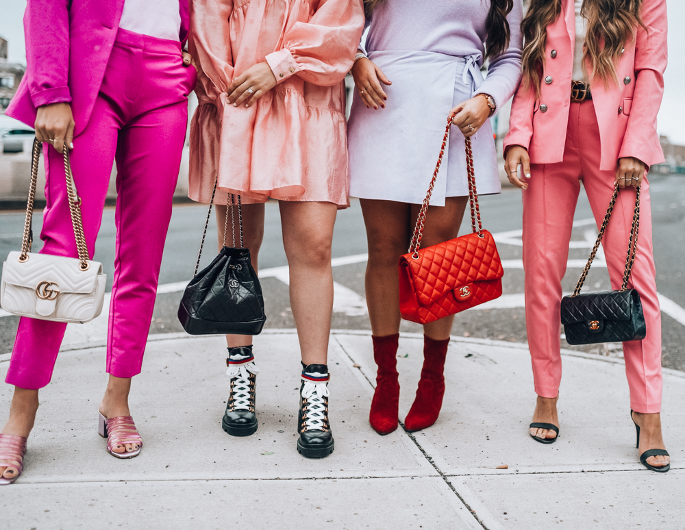 New York Fashion Week Trends: Pink outfits featured by popular San Francisco fashion blogger, The Girl in The Yellow Dress