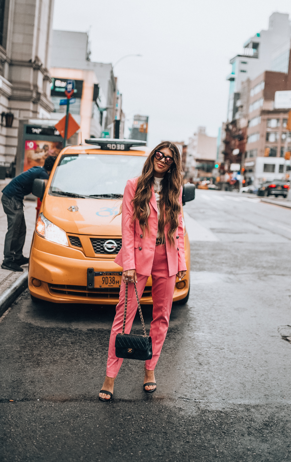 New York Fashion Week Trends: Pink outfits featured by popular San Francisco fashion blogger, The Girl in The Yellow Dress