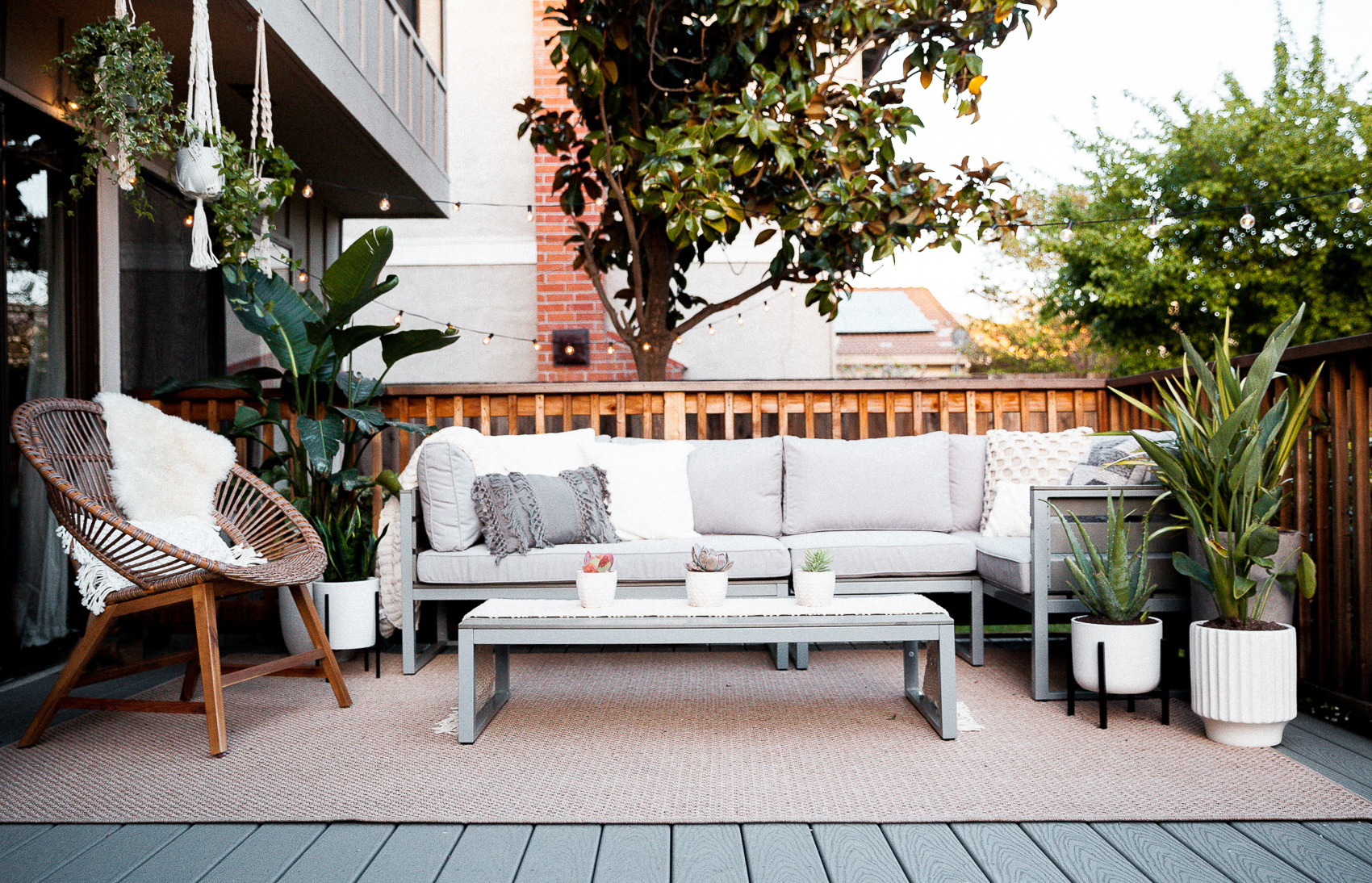 Outdoor Patio Ideas featured by top US fashion blog The Girl in the Yellow Dress