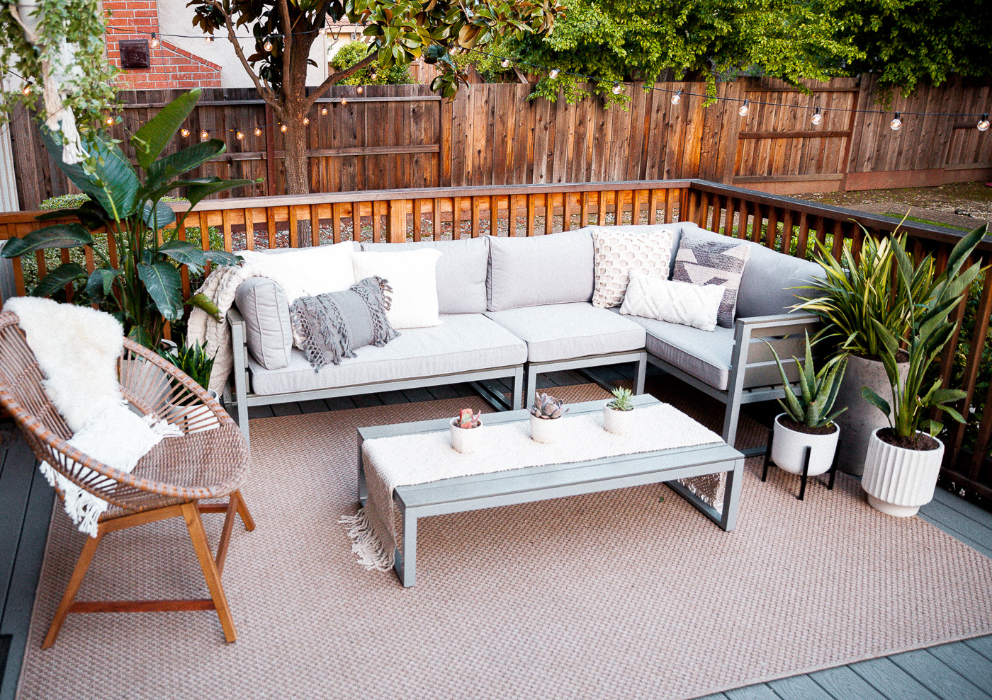 Outdoor Patio Ideas featured by top US fashion blog The Girl in the Yellow Dress