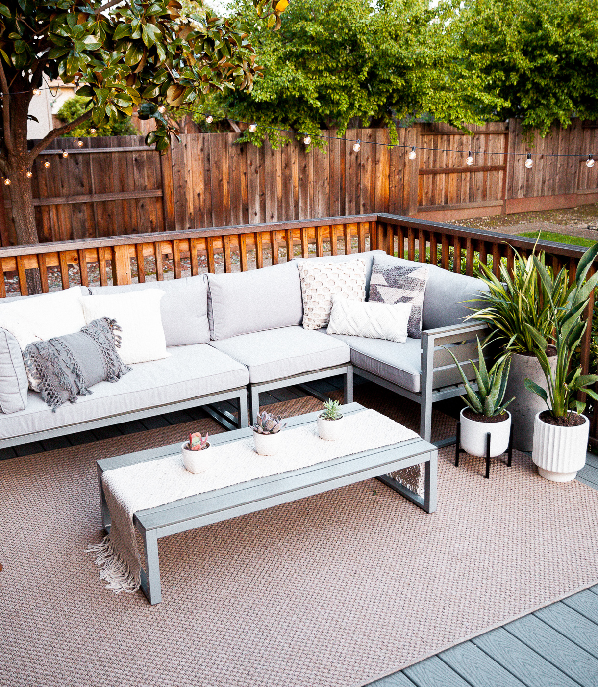 Outdoor Patio Ideas featured by top US fashion blog The Girl in the Yellow Dress