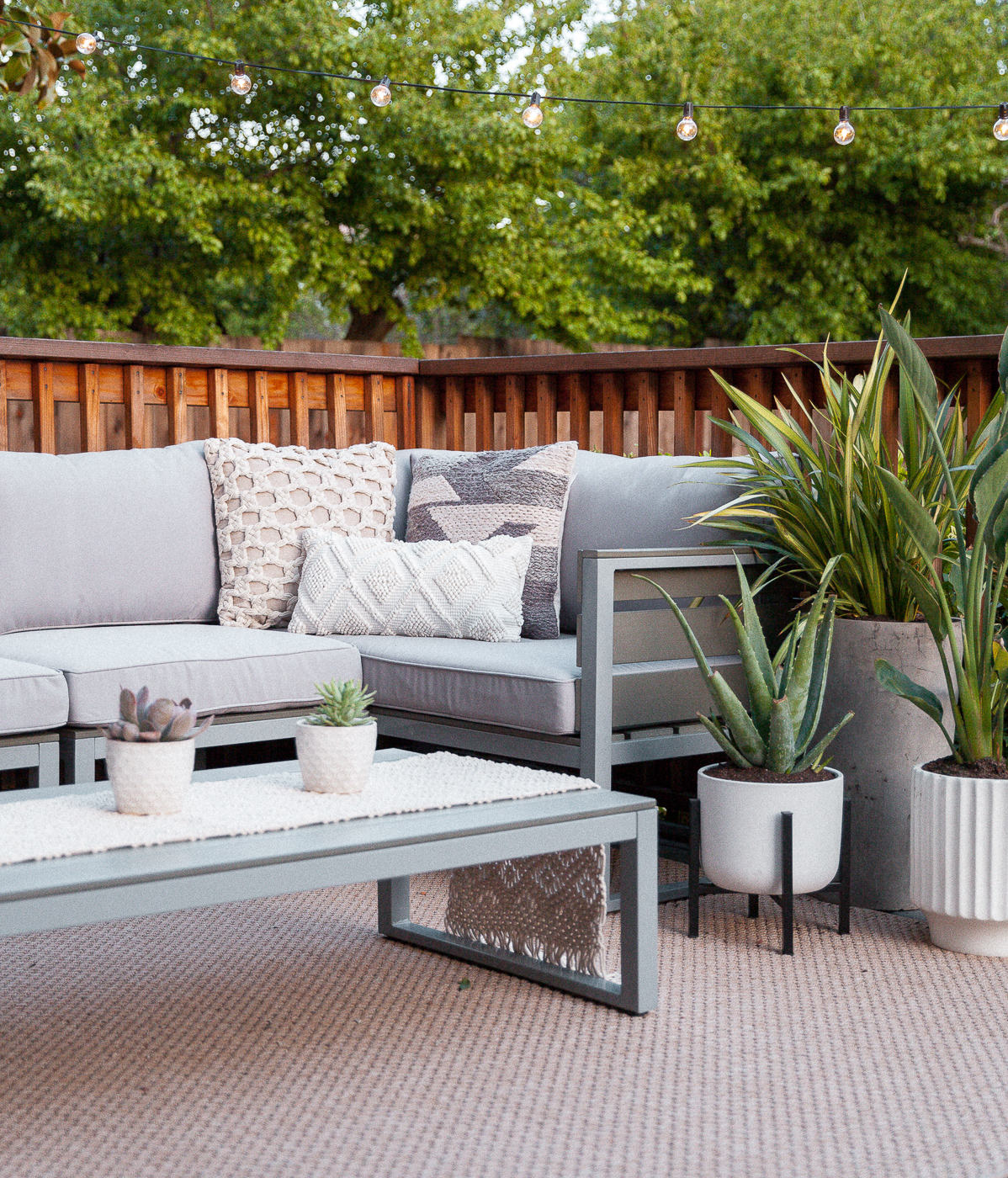 Outdoor Patio Ideas featured by top US fashion blog The Girl in the Yellow Dress