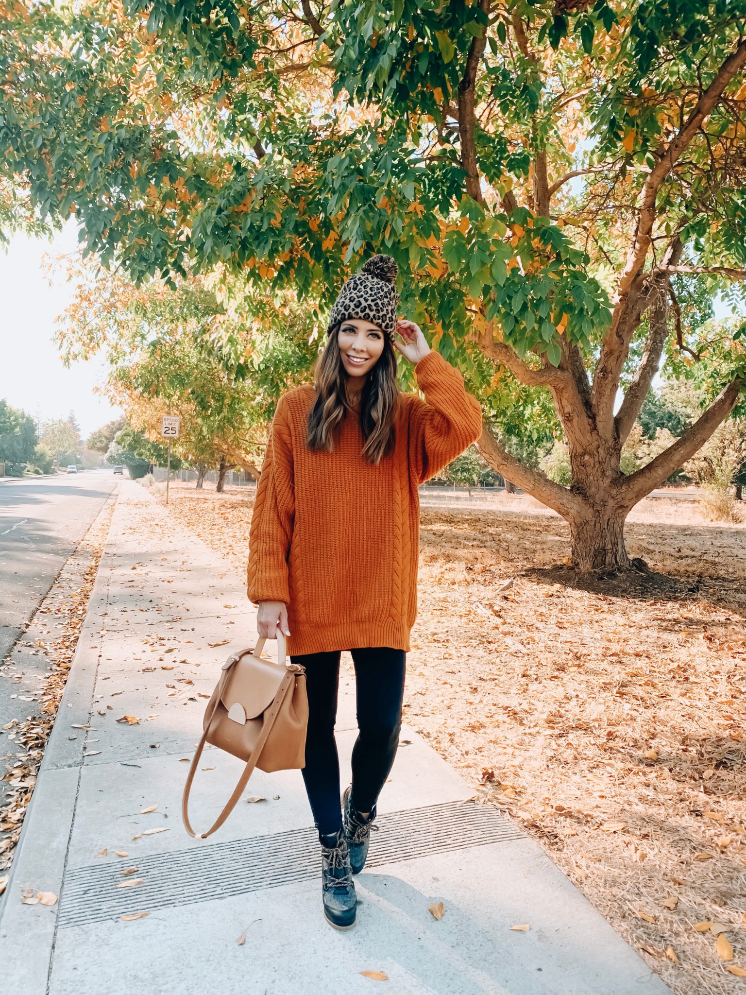 My 2019 Best Sellers by popular San Francisco fashion blog, The Girl in the Yellow Dress: image of a woman wearing a Amazon Liny Xin Women's Cashmere Oversized Loose Knitted Crew Neck Long Sleeve Winter Warm Wool Pullover Long Sweater.