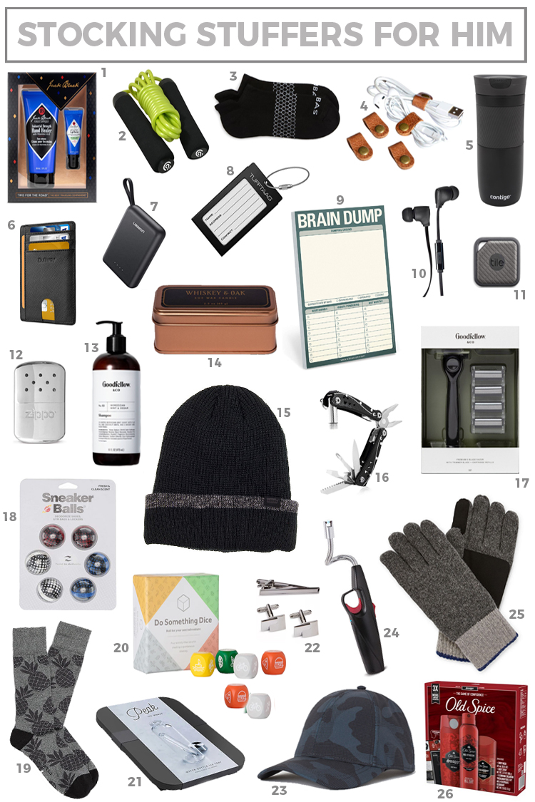 50 Stocking Stuffers For Him - Friday We're In Love