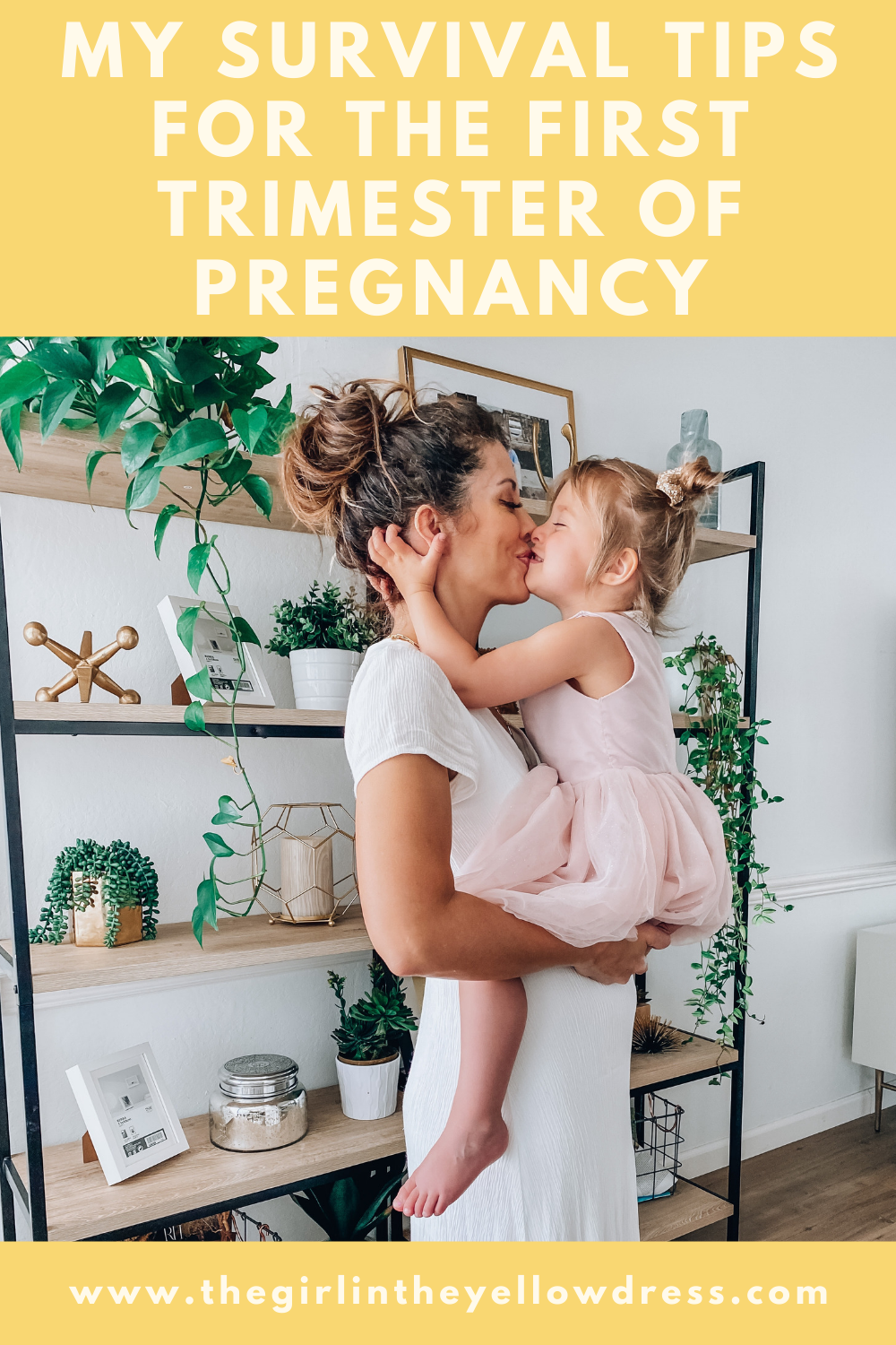 My survival tips for the first trimester of pregnancy. www.thegirlintheyellowdress.com