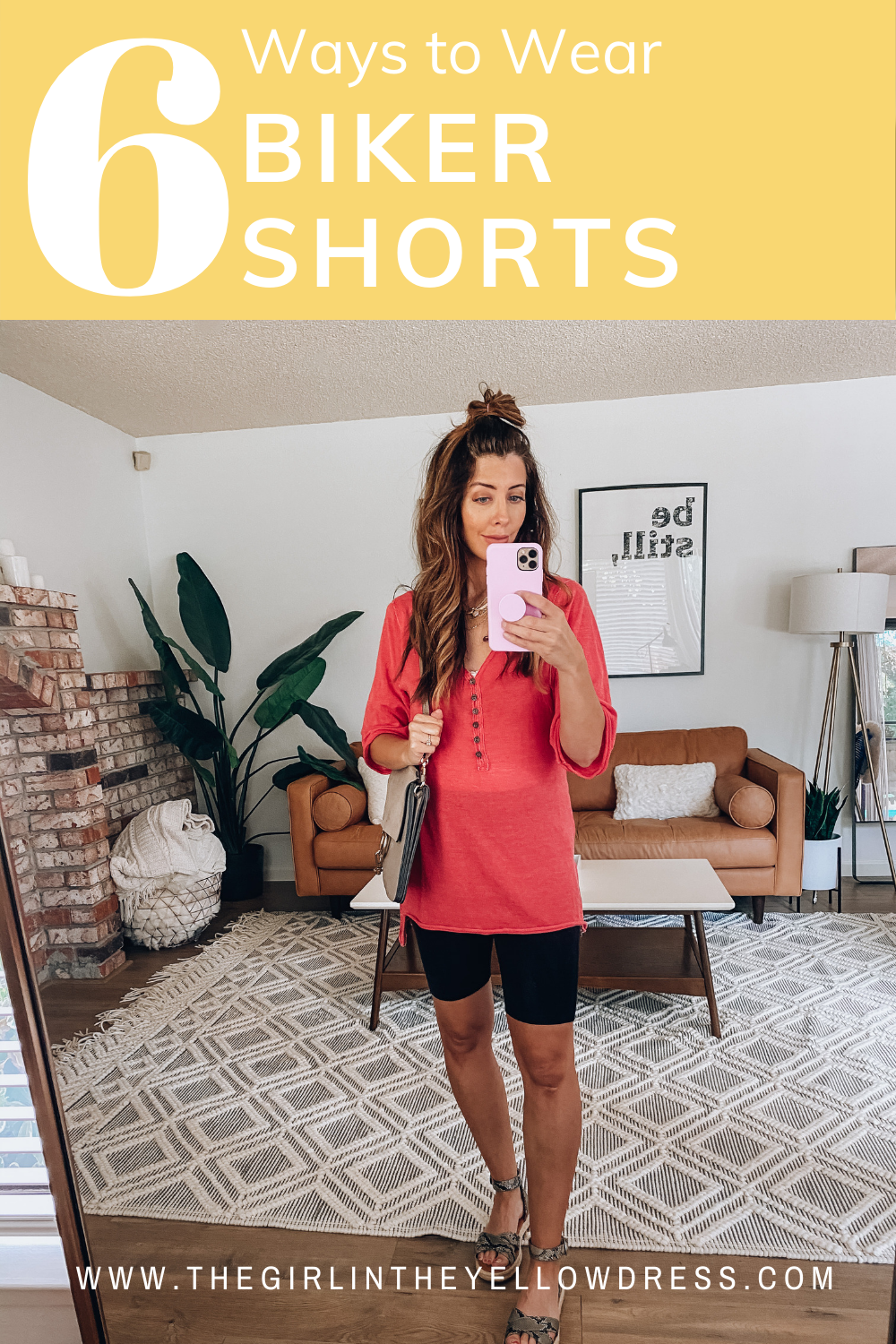 6 ways to wear biker shorts this spring and summer! www.thegirlintheyellowdress.com