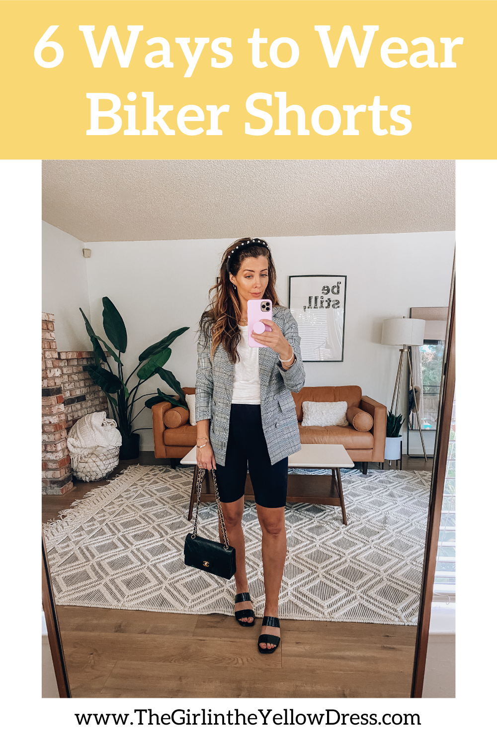 6 ways to wear biker shorts if you've never worn them before! www.thegirlintheyellowdress.com