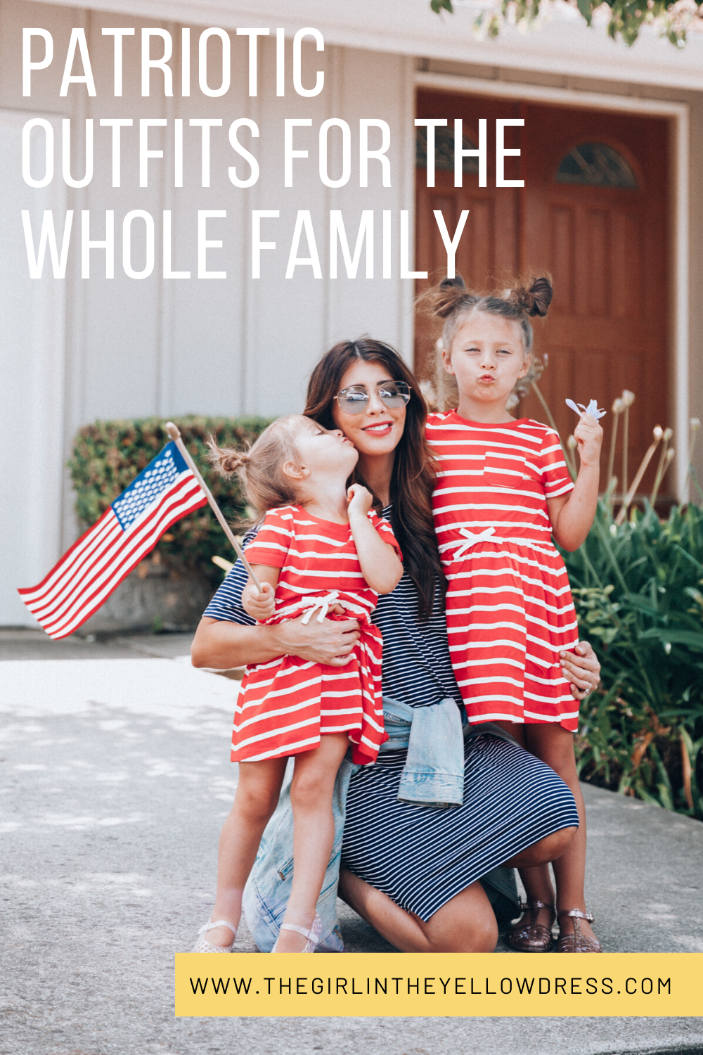 Patriotic Outfits for the Whole Family www.thegirlintheyellowdress.com